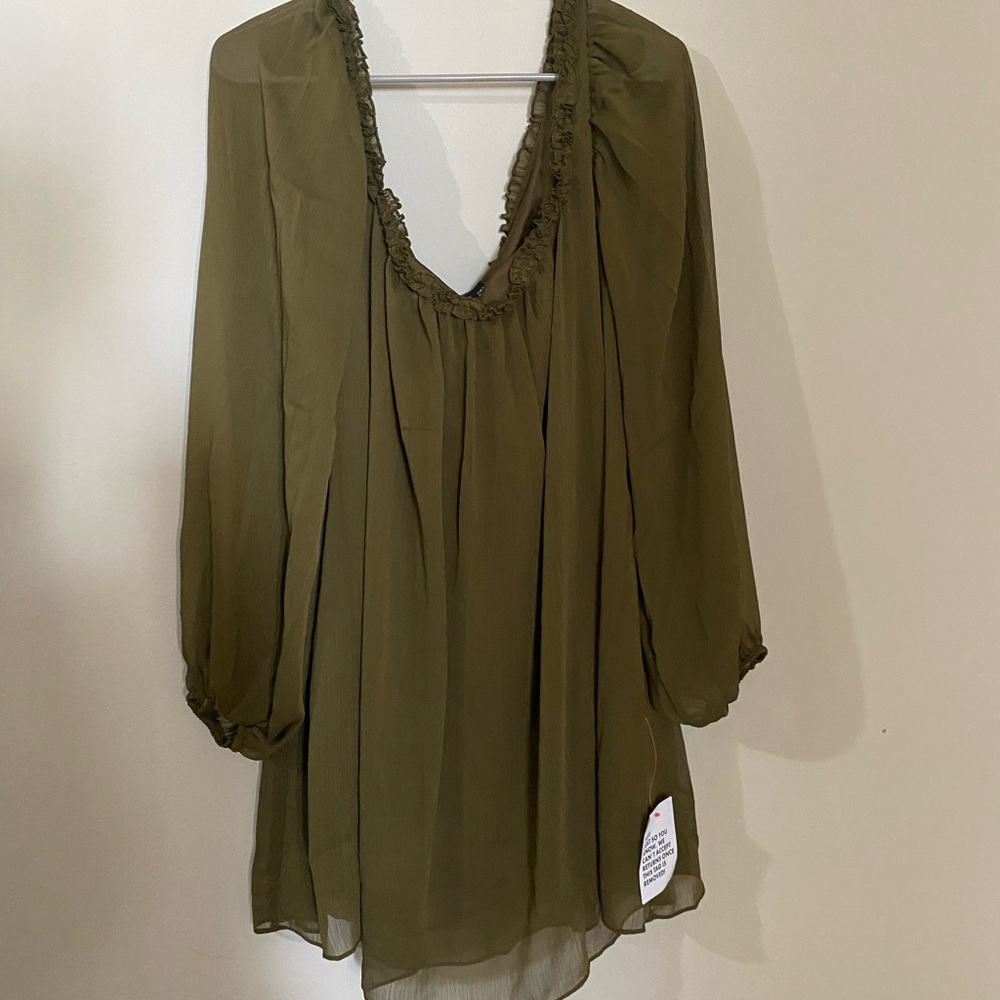 Olive Green Women's Dress ASOS